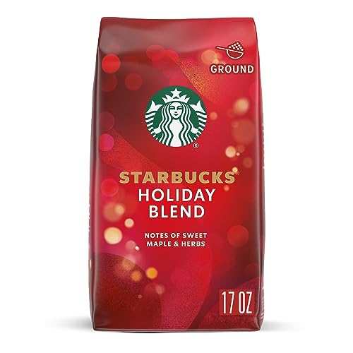 Starbucks Holiday Blend Medium Roast Ground Coffee Bag