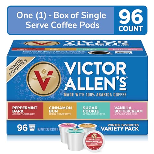 Victor Allen's Winter Wonderland Variety Pack, 96 Count