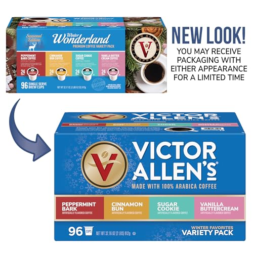 Victor Allen's Winter Wonderland Variety Pack, 96 Count
