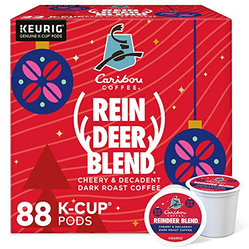 Caribou Coffee Reindeer Blend K-Cup Pods, 88 Count