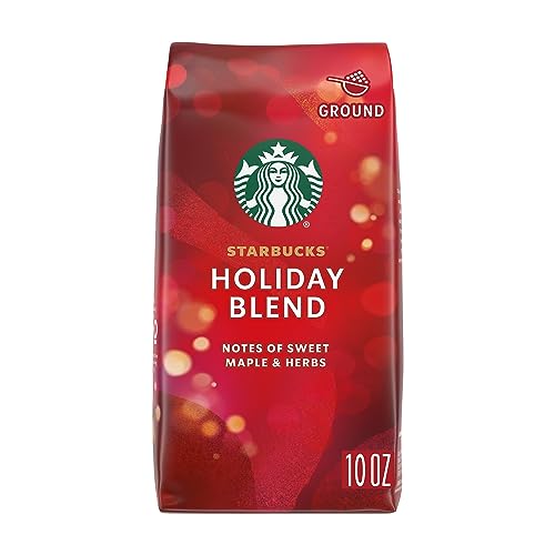 Starbucks Holiday Blend Medium Roast Ground Coffee 10oz