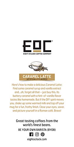 Barista Blends Caramel Latte Coffee, Buttery Vanilla Flavor