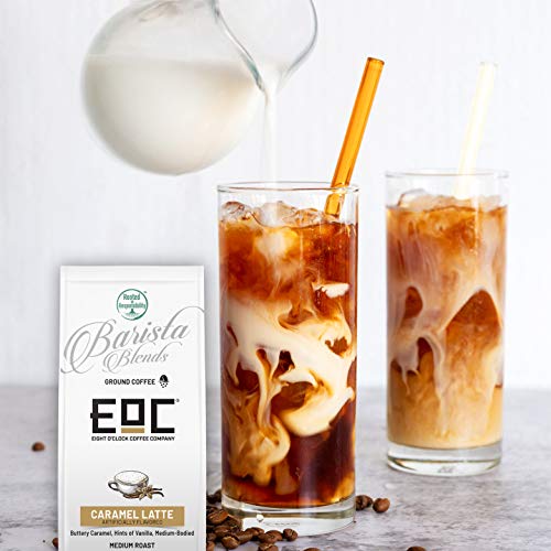 Barista Blends Caramel Latte Coffee, Buttery Vanilla Flavor