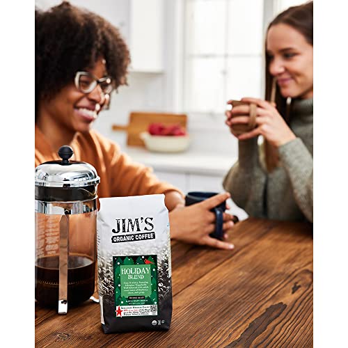 Jim's Organic Holiday Blend Whole Bean Coffee - 12 oz