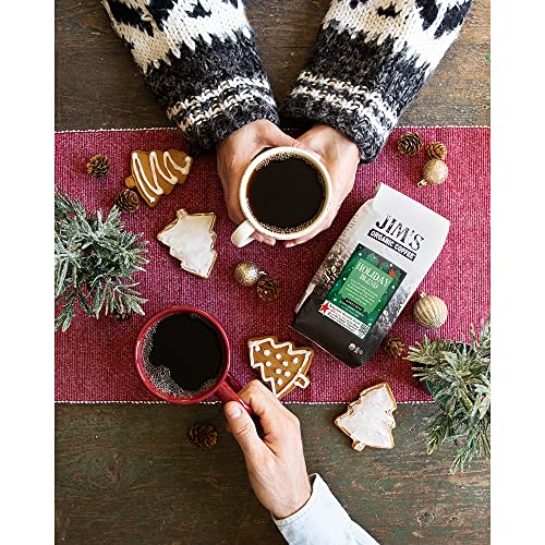 Jim's Organic Holiday Blend Whole Bean Coffee - 12 oz