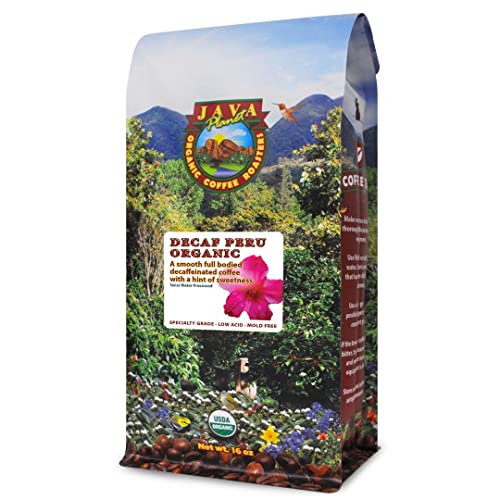 Organic Swiss Water Decaf Peru Whole Bean Coffee, 1LB