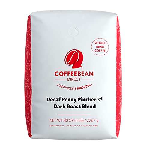 Coffee Bean Direct Decaf Dark Roast Blend, 5lb