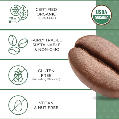 Organic Water Processed DECAF Dark French Whole Bean