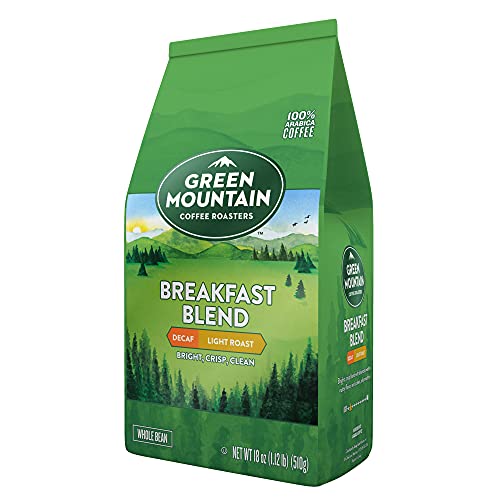 Green Mountain Breakfast Blend Decaf Whole Bean Coffee