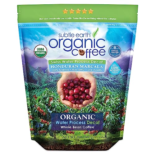 Subtle Earth Swiss Water Decaf Whole Bean Coffee