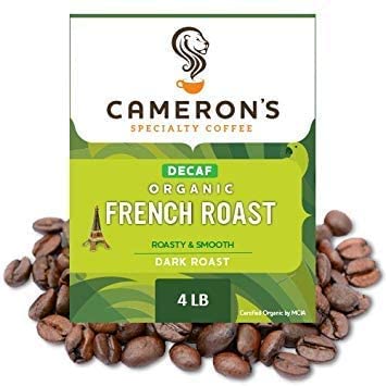 Organic Decaf French Roast, 4lb Whole Bean Coffee