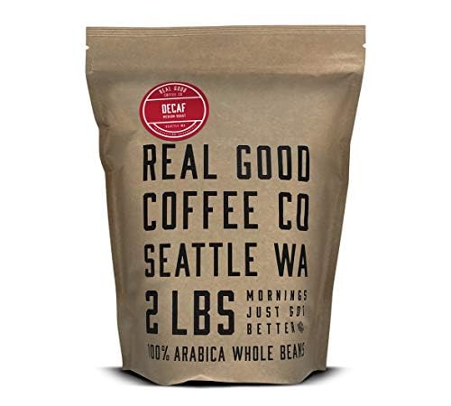 Real Good Coffee Company Decaf Medium Roast Whole Beans