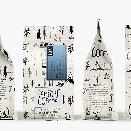 12oz Mt. Comfort Coffee Decaf Colombia Medium Roast