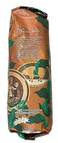 Starbucks Decaf Pike Place Whole Bean Coffee 16oz
