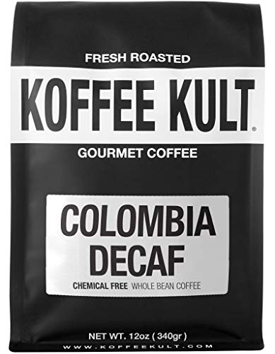 Koffee Kult Colombia Decaf Whole Bean Coffee Medium Roast