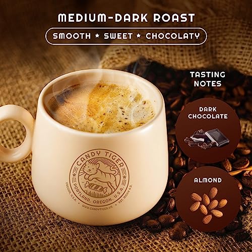 Candy Tiger Peruvian Swiss Water Decaf Coffee Beans