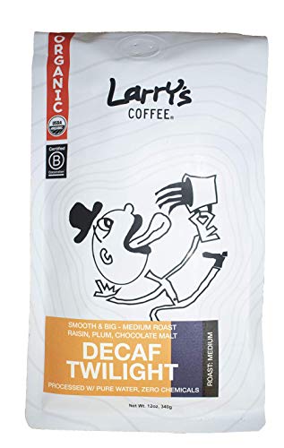 Larry's Beans Organic Decaffeinated Coffee Twilight, 12 oz