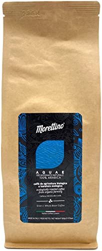 Morettino Aquae Sicilian Medium Roasted Organic Decaf Coffee