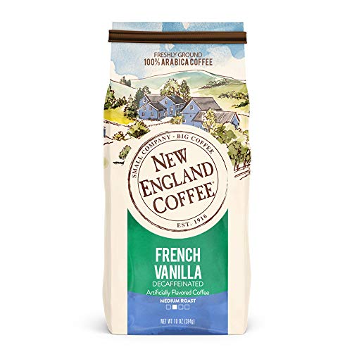 French Vanilla Decaf Ground Coffee, 10oz Bag