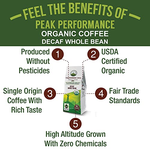 Organic Decaf Coffee: Fair Trade, Low Acid, Antioxidant-rich Medium Roast