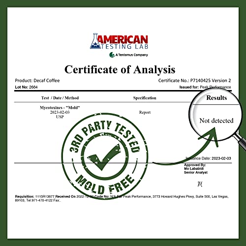 Organic Decaf Coffee: Fair Trade, Low Acid, Antioxidant-rich Medium Roast