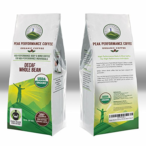 Organic Decaf Coffee: Fair Trade, Low Acid, Antioxidant-rich Medium Roast