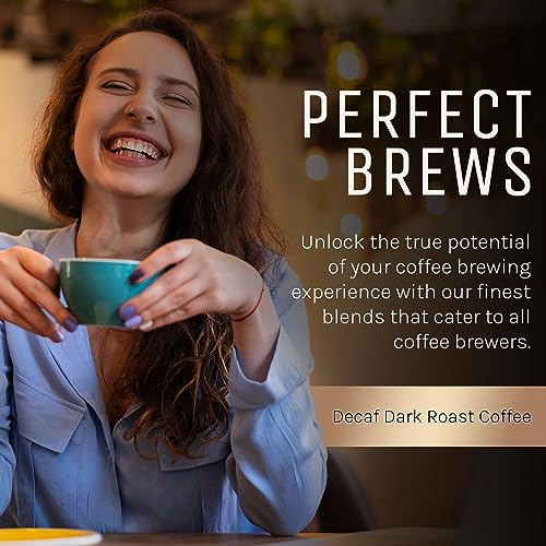 Marquis Decaf French Roast Coffee Beans, Premium Dark