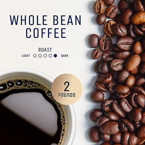 Marquis Decaf French Roast Coffee Beans, Premium Dark