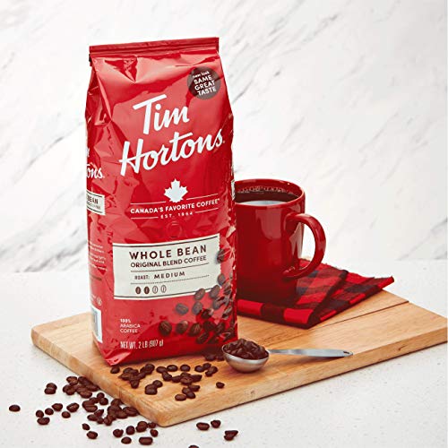 Tim Hortons Medium Roast Whole Bean Arabica Coffee