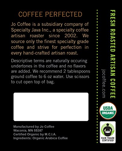 Organic Decaf Coffee: Fair Trade, Medium Dark Roast