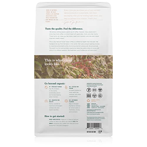 Natural Force Organic Swiss Water Decaf Coffee 10 oz