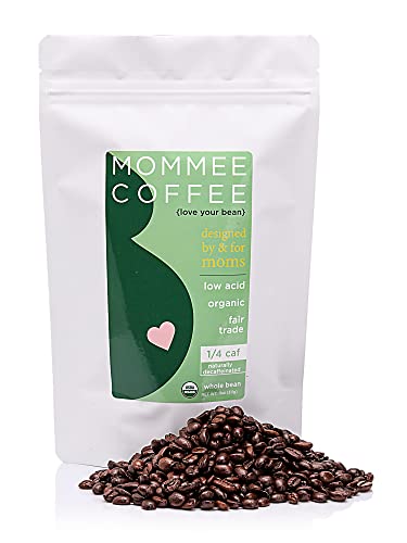 Mommee Coffee Organic Low Acid Quarter Caf Whole Beans