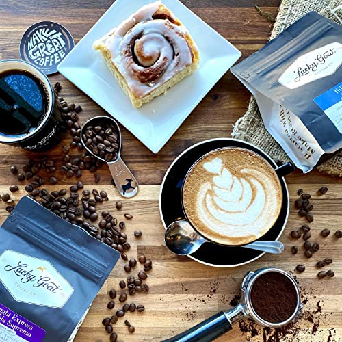 Lucky Goat Decaf Whole Bean Coffee 12 Oz Bag