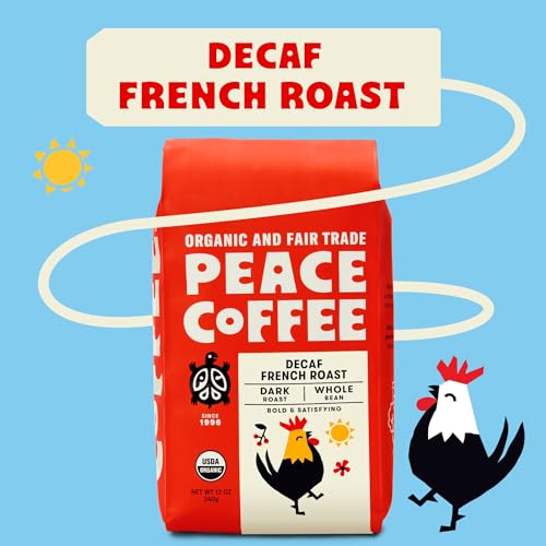 Organic Fair Trade Decaf French Roast Whole Bean