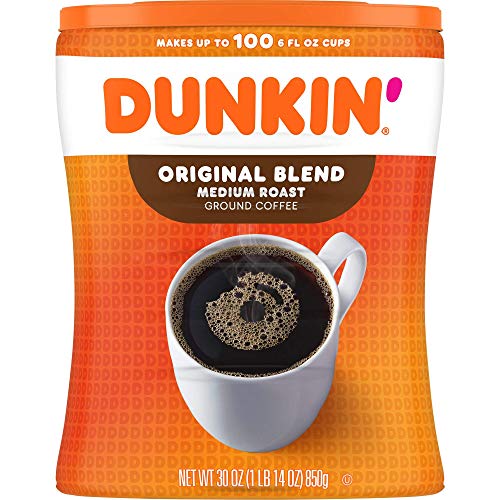 Dunkin' Original Blend Medium Roast Ground Coffee, 30oz