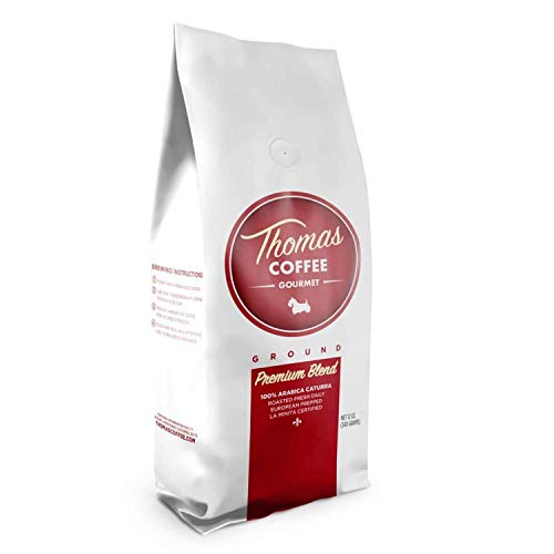 THOMAS Premium Blend Ground Coffee | Medium Roast | 12 oz