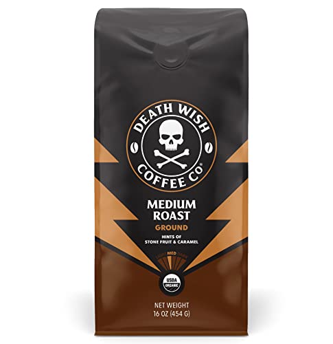 Death Wish Organic Fair Trade Medium Roast Coffee