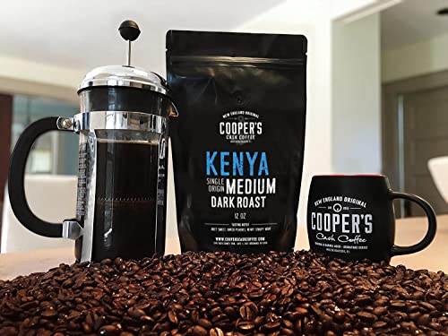 Kenya AA Medium Dark Whole Bean Coffee - 12 oz