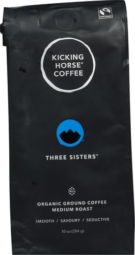 Three Sisters Kicking Horse Coffee, Medium Roast Ground