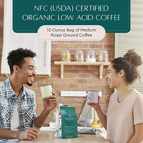 Organic Medium Roast Low Acid Coffee - Single-Origin