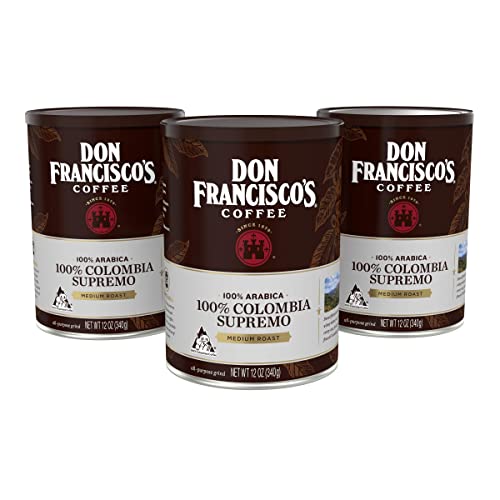 Don Francisco's Colombia Supremo Ground Coffee, Medium Roast
