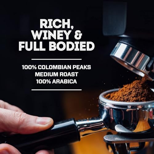 Medium Roast 100% Colombian Coffee, Rich & Full-Bodied
