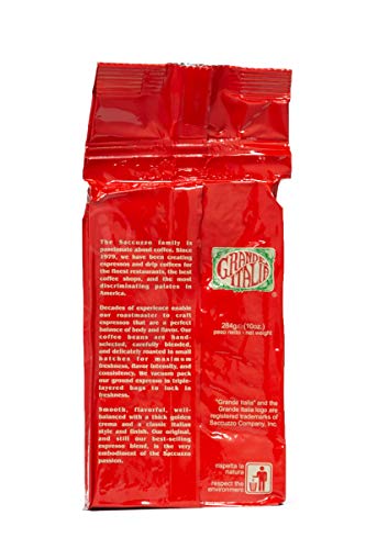 Grande Italia Espresso Ground - Fine Grind, 10 oz