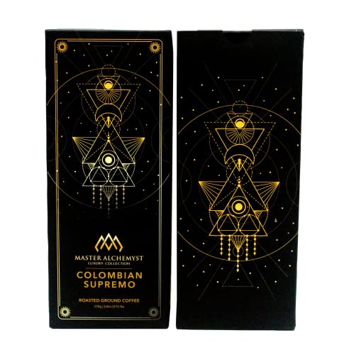 Master Alchemyst Colombia Supremo Espresso Fine Ground, 8.8 oz
