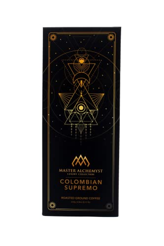 Master Alchemyst Colombia Supremo Espresso Fine Ground, 8.8 oz