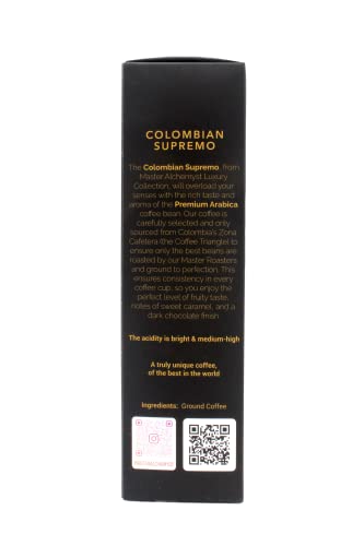 Master Alchemyst Colombia Supremo Espresso Fine Ground, 8.8 oz