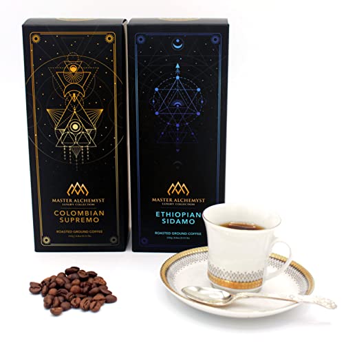 Master Alchemyst Colombia Supremo Espresso Fine Ground, 8.8 oz