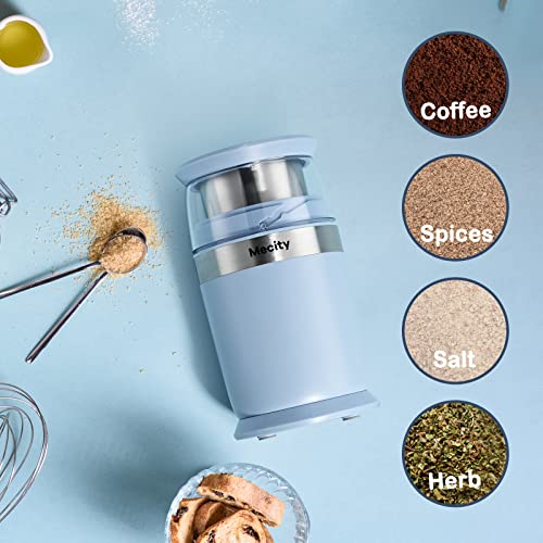 Mecity Electric Coffee Blade Grinder Stainless Steel Bowl