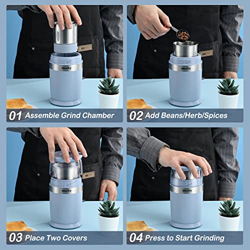 Mecity Electric Coffee Blade Grinder Stainless Steel Bowl