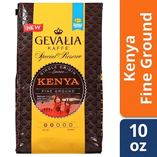 Gevalia Kenya Mild Roast Fine Ground Coffee, 10 oz